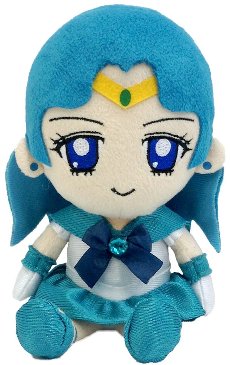 Sailor Moon Series 2 Neptune Plush Doll, 7", Officially Licensed by BanDai By Bandai Ship from