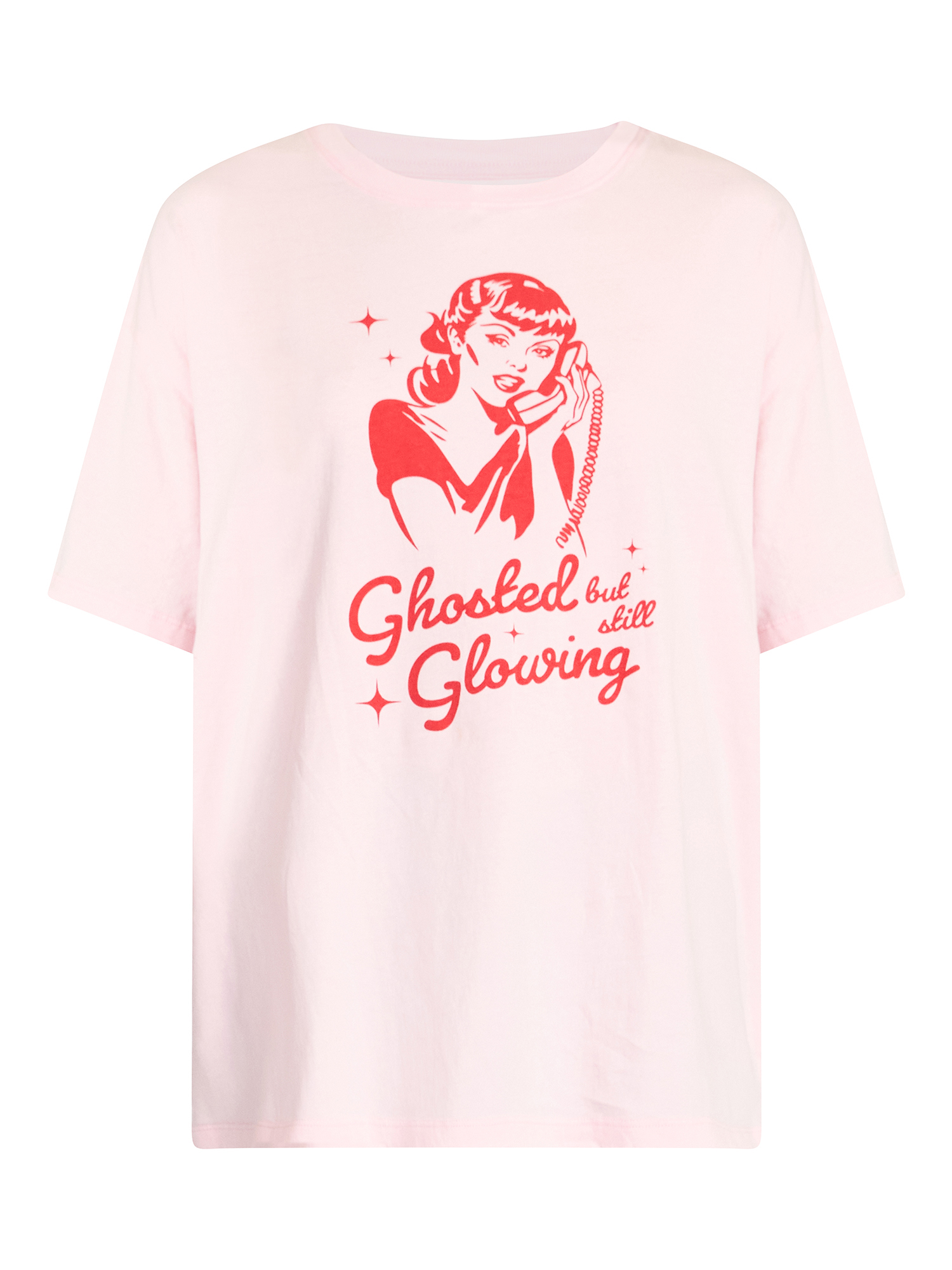 Valentine's Day Women's Glow Up Graphic Tee from Way to Celebrate, Sizes S-XXXL
