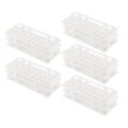 thumbnail image 3 of Rack de tubo de ensayo, 5 estantería de tubo de ensayo de 40 Hoyos de Tres Layas 40 Agujeros para Experimentos científicos, 3 of 7