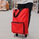thumbnail image 5 of GOOHOCHY Bolsa de compras con ruedas, carrito de compras portátil plegable, bolsa de mano con ruedas, carrito de compras, 5 of 8