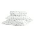 thumbnail image 3 of Noble Linens 4 Piece 300TC Cotton Printed Sheets, Bouquet Bliss Light Blue, California King, 3 of 10