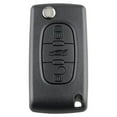 thumbnail image 2 of 2PCS 3 Button Replacement Fob Key Case Uncut Blades For Peugeot 207 307 407 308 607 For Citroen 3 Button Without Slot, 2 of 7