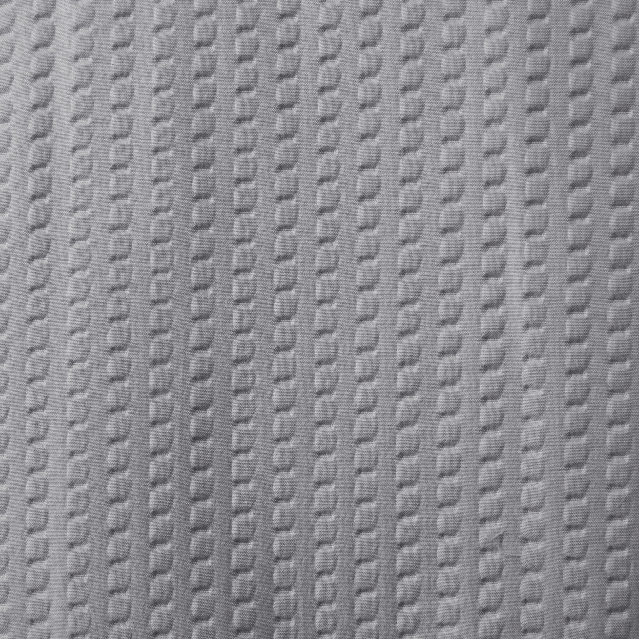 (4 pack) Mainstays Water-Repellent Fabric Shower Liner, 70" x 72", Gray