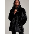 thumbnail image 5 of Roaman's Women's Plus Size Mid-Length Hooded Faux Fur Coat, 5 of 6