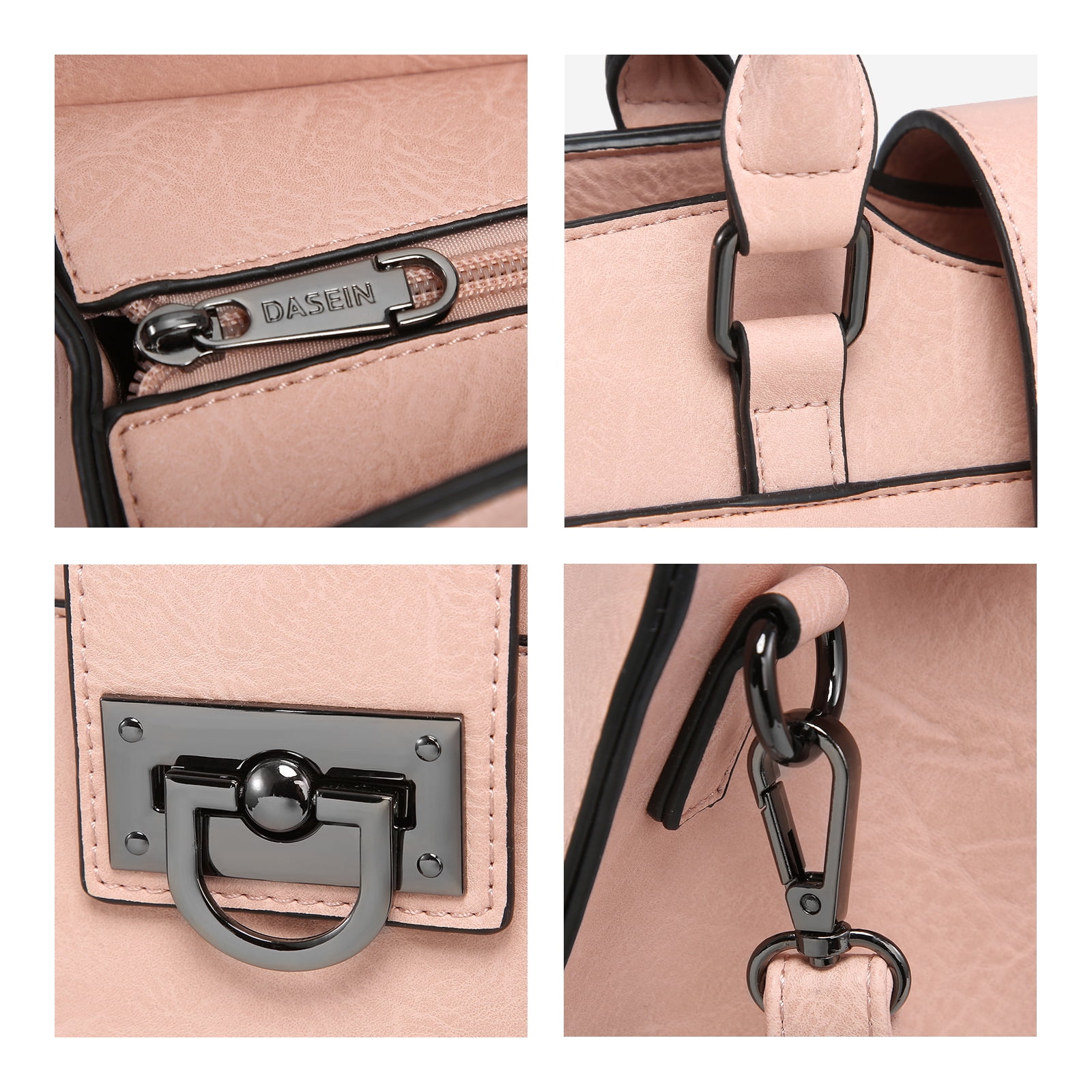 Dasein Handbags for Women Purses Monogram Satchel Purse Large Tote Ladies Handbag Shoulder Bags Top Handle Work Bag 2pcs Set