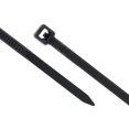 thumbnail image 2 of Secure Cable Ties 4 Inch Black UV Miniature Cable Tie - 100 Pack, 2 of 5