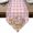 Pink, variant on Easter Bunny Table Runner Linen Burlap Table Runner 108 Inches Long Spring Easter Eggs Floral Black White Check Dresser Scarves for Kitchen Island Coffee Dining Party Wedding Holiday Decor 13"x108"