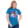 thumbnail image 3 of Kanji Style Betty Boop Love XOXO Women's Graphic T Shirt Tees Brisco Brands X, 3 of 6