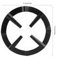 thumbnail image 3 of Peahefy Stainless Iron Black Moka Coffee Pot Shelf Round Stove Burner Support Rack Kitchen Tools, Coffee Pot Rack, Stove Burner Support, 3 of 8
