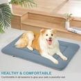 thumbnail image 4 of PROCIPE 47" Dog Bed Washable Kennel Pad Anti Slip Pet Crate Mat Blue Grey, 4 of 8