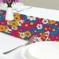 thumbnail image 4 of Yayeee Table Runner 70 inches Long Home Kitchen Dinning Party Decoration, Red Whimsical Floral, 4 of 7