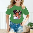 thumbnail image 2 of MUXiin T Shirts For Teen Girls 5-6 Years Black,Graphic Print Cartoon T Shirts Crew Neck Short Sleeve Cute Casual Tee Tops Back To School Tops, 2 of 5