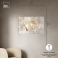 thumbnail image 6 of Sands Of Time Boho Abstract Warm Color Canvas Wall Art by Art Remedy, Silver Floater Frame, 36"x54", 6 of 8