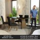 thumbnail image 3 of Mesa de Comedor con Mesa y 4 Sillas Ruby Madesa MN 01, 3 of 5