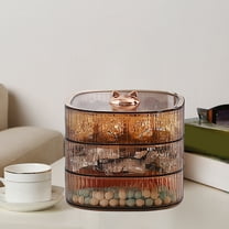 JingChun 3 Layer Multifunction Dried Fruit Holder Tray Serving Dish Tray Platter for Candies Cookies