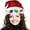 Light Up With Jumbo Retro Bulbs, variant on PMU Christmas Light Up Santa Hat Red/White with Jumbo Retro Bulbs, XL Celebration Christmas Costume Party Accessories Props and Party Supplies for Plays, Festivals, Photo Shoots (1/Pkg) Pkg/1