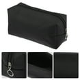 thumbnail image 4 of Unique Bargains 1 Pcs Portable Makeup Bag Toiletry Bag Cosmetic Organizer for Travel Storage Bag Polyethylene Black, 4 of 7
