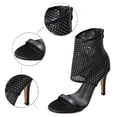 thumbnail image 5 of MKLEKYY Sandalias de Verano para Mujer, Con Punta Abierta, de Malla y Cremallera Trasera, Cómodas y Con Temperamento, 5 of 5
