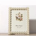 thumbnail image 1 of Romantic Wedding Photo Frame Pearl Decor Picture Frames Multi-Shape Frames on Table Modern Home Decor, 1 of 1