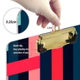thumbnail image 6 of FORMRS Acrylic Clipboard with Low Profile Clip Standard A4 Letter Size, 12.5" x 9", Navy Blue Stripes, 6 of 8