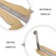thumbnail image 3 of WEUVEB Handcrafted Jaw Harp Golden Bright Tone Portable Mouth Instrument for Beginner Cultural Music, 3 of 7