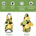 thumbnail image 6 of Cauagu Bee honey Pattern Winter Pet Hoodie Sweatshirts- Dog Hoodie Sweater with Leash Hole - Cute Dog Hoodie - Pet Clothes Puppy Cat Custume -X-Small, 6 of 8