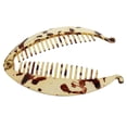 thumbnail image 3 of Pinza para el pelo Yuyangstore resina Flores marrón claro, 3 of 8