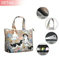 thumbnail image 2 of Cavalier King Charles Spaniel Dog and Flower Travel Tote Bags for Women Carry On,Large Weekender Bags for Women Travel,Multi Functional Duffle Bag for Work,Shopping,Sports, 2 of 5