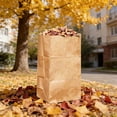 thumbnail image 3 of 10Pieces Extra Thick Friendly Craft Paper Leaf Bags With Large Capacity Lawn Bags For Yard Waste And Leaves Storage, 3 of 8