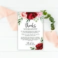 thumbnail image 3 of Koyal Wholesale Burgundy Blush Greenery Wedding Thank You Place Setting Cards for Table Reception, 56-Pack, 3 of 5