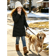 thumbnail image 4 of Wantdo Girl's Coat Recycled Winter Coat Warm Winter Jacket Hooded Puffer Coat Black 10/12, 4 of 8