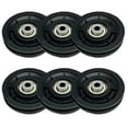 thumbnail image 4 of 6 Pcs Roue à Galet à Roulement en Nylon de Remplacement pour Équipement de Gym, Câble, Roue de Marchandise 70 mm, 4 of 9