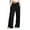Black, variant on Bxsruta Womens Pants, Women Fashion Trousers Full Pants Casual Straight Solid Color Loose Casual Wide Leg Pants, Dark Gray 2XL