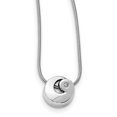 thumbnail image 1 of SS White Ice .02ct. Diamond Necklace 18 Inch, 1 of 3
