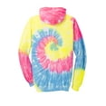 thumbnail image 6 of Port & Company Tie Dye Pullover Hooded Sweatshirt-3XL (Neon Rainbow), 6 of 6