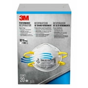 3M 8210Plus Performance Respirator, N95, Paint Prep (20-Pack)