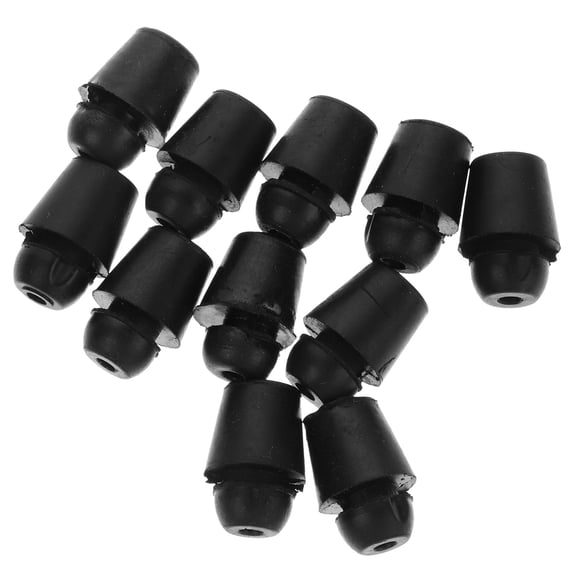 NICEXMAS 10Pcs Black Rubber Car Door Bumper Stopper Shock Absorber Pads for Daily Vehicle Use