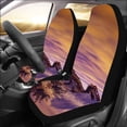 thumbnail image 2 of FMSHPON Set of 2 Car Seat Covers Dinosaur Skull By The Lake Universal Auto Front Seats Protector Fits for Car,SUV Sedan,Truck, 2 of 3