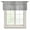 Gray, variant on Vintage Brown Semi Sheer Valance Curtains Modern Abstract Art Retro Minimalist Voile Valances Curtain Rod Pocket Small Window Treatment for Kitchen Bathroom Cafe 60"x18"