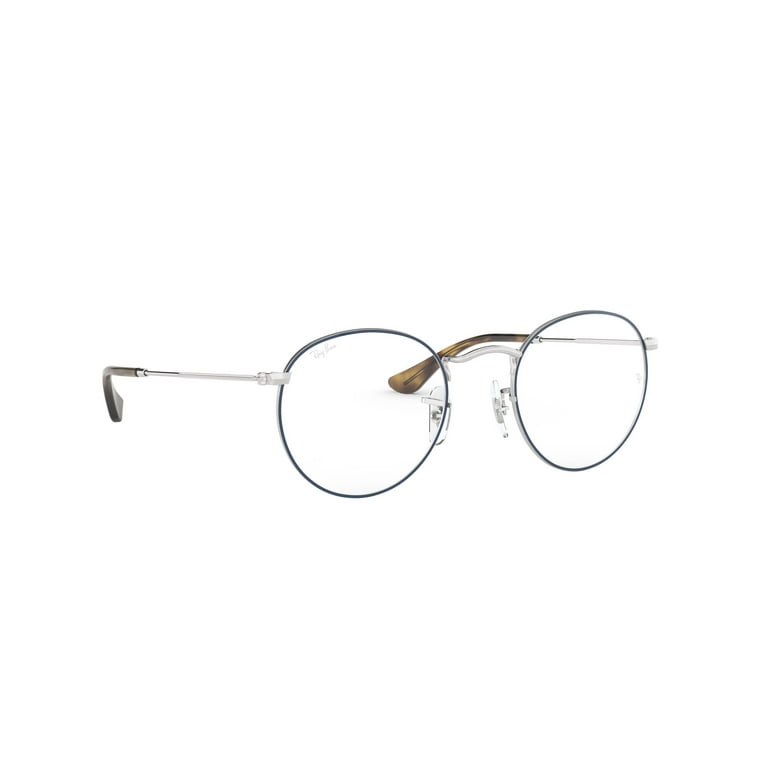 Footpad Bliv Tredive Ray-Ban eyeglasses RX3447V Round Metal (2970) blue on silver with demo lenses, 47mm - Walmart.com Footpad Bliv Tredive Ray-Ban eyeglasses RX3447V Round Metal (2970) blue on silver with demo lenses, 47mm - Walmart.com