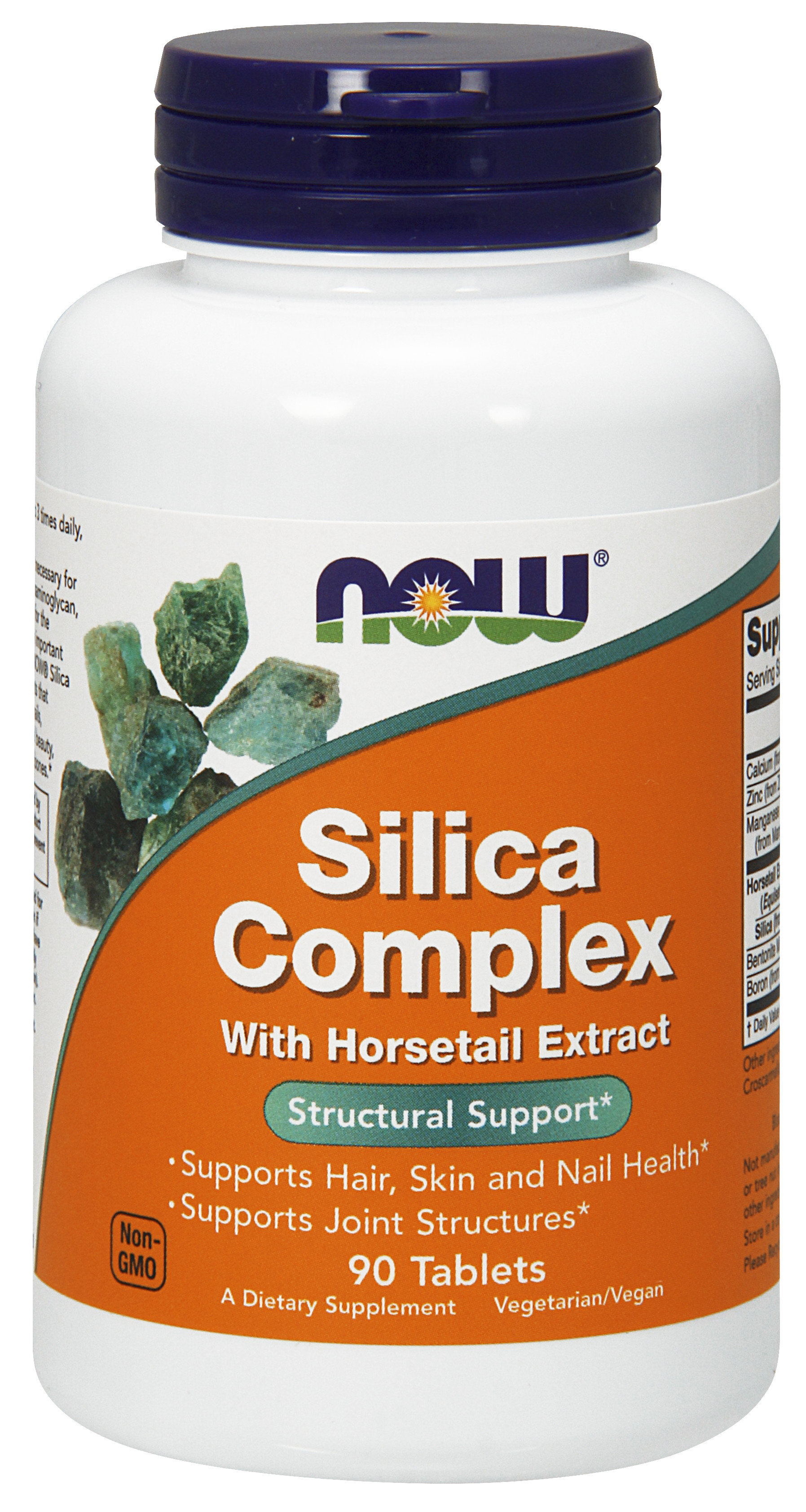 NOW Supplements, Silica Complex with Horsetail Extract, Supports Hair, Skin and Nail Health