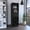 Black#3, variant on Wooden Cabinets, Bar Cart Two Pull-Down Door Cabinets and Two Open Shelves,White, White Living Room Cabinets,Pine Cabinets With Doors, Furniture Primary Living Space Cabinets