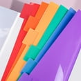 thumbnail image 6 of HengDidi 6 Pocket Rainbow Accordion File Organizer Colorful Plastic Folder for Office Documents A4 Paper Storage with Elastic Closure Home Portable, 6 of 6