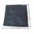 thumbnail image 1 of Microfibre Car Drying Towel Super Absorbent Grey Large Thick Polishing Clot C7Y8, 1 of 1