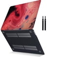thumbnail image 5 of Hard Shell Case Cover for Old Version MacBook Air 13 inchs( , 2017 - 2014 2013 2012 2011 2010) Cable Tie Model A1369/A1466, Red series 0824, 5 of 5