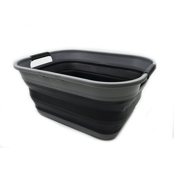 SAMMART 3.5 Gallon Small Collapsible/Foldable/Pop Up/Portable Washing Tub, Water Capacity 13.5L