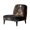 Spiderweb Skeleton Halloween, variant on HELLHERO Stain Protection Armless Accent Chair Cover Easy Care Elastic Bottom Slipper Chair Slipcover for Living Room, Retro Leopard Print