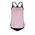 FRSASU Women Plus Size Tankini Swimsuit with Chest Cushion Two Piece ...