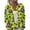 Fluorescent Green, variant on Halloween Cardigan Sweaters for Women Knit Pumpkin Ghost Print Button Down Trendy Outfits Funny Glow Print Costume Holiday Cardigan Purple 3XL
