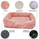 thumbnail image 5 of Cama relajante para perros y gatos | Suave cojín de piel sintética con refuerzo elevado | Cojín mullido y cálido para mascotas pequeñas y medianas | 40 x 30 x 12 cm, 5 of 6